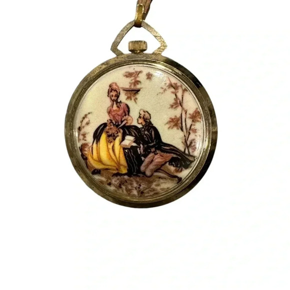 Vintage Burgana Watch Necklace - Picture 2 of 3